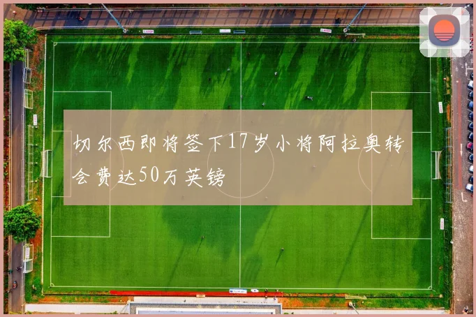 切尔西即将签下17岁小将阿拉奥转会费达50万英镑